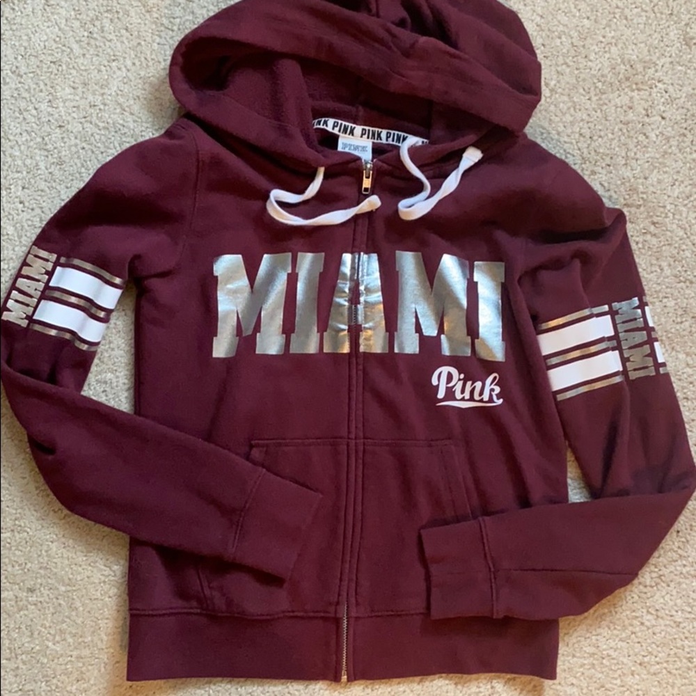 PINK Miami zip up